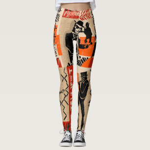 Legging Poster vintage Legal Jazz