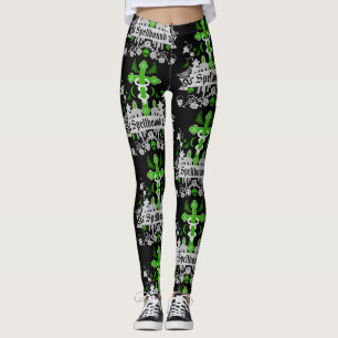 Legging Posto Gótico Acessórios de Moda Punk