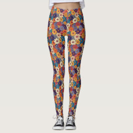 Legging Potência de Flor de Hippy Trippy
