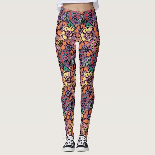 Legging Potência do ventilador nº 20 (Frente)