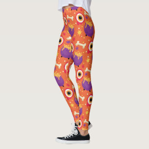 Legging Potes e Ossos Assustadores