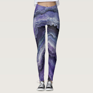 Legging Pour de Fluido Geodo Ametist