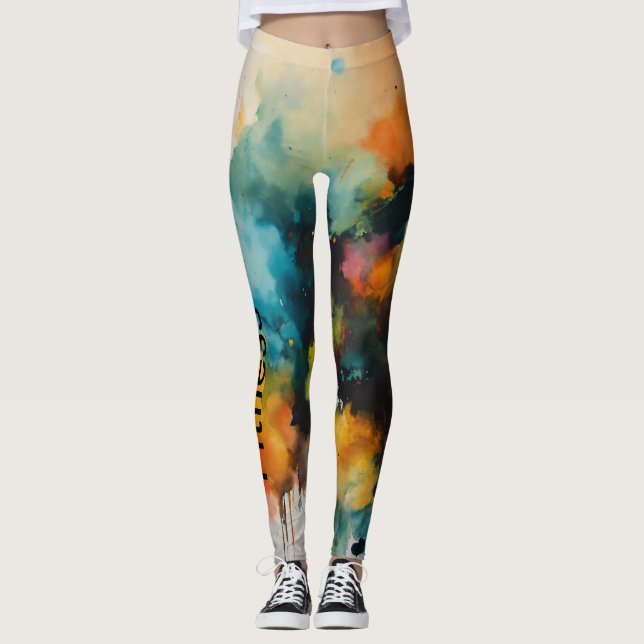 Legging "PowerMove Pro: o trabalho feminino é apertado" (Frente)