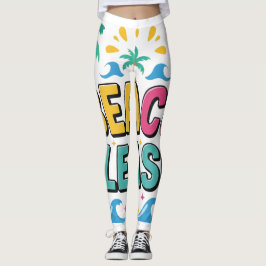 Legging Praia Por Favor Vibes de Verão