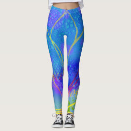 Legging prana psicadélico