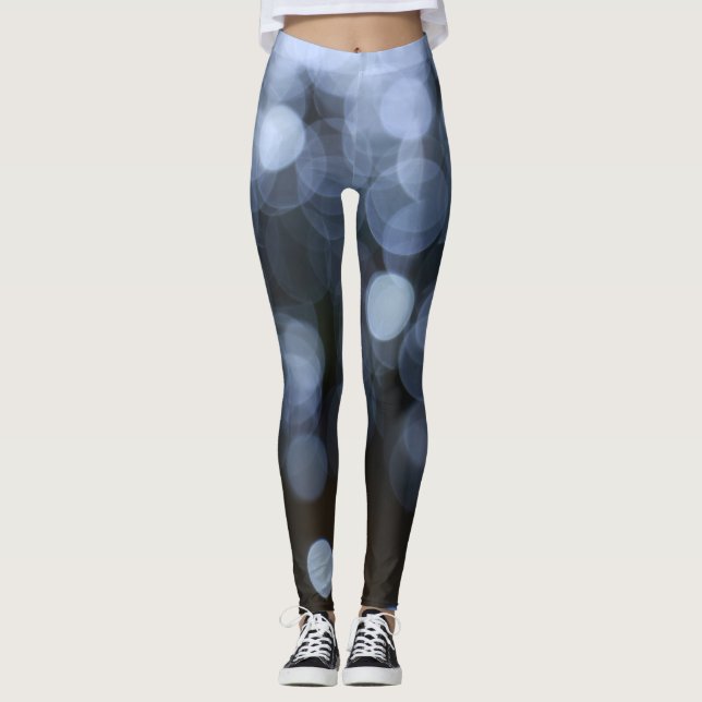 Legging Prata, fundo branco da noite. (Frente)