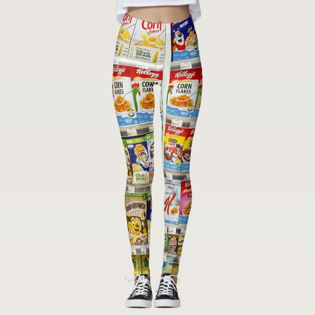 Legging Prateleiras de Cereais Bangkok: Foodland Editorial (Frente)
