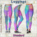 Legging PREGOS - Cor-de-rosa Abstrato/Azul/Amarelo/Lilado<br><div class="desc">Uma imagem cor-de-rosa abstrato, azul, amarela e lilaca é representada nestas Leggings coloridas. Disponível em cinco dimensões femininas (XS, S, M, L, XL). Consulte a descrição "Sobre este produto" abaixo para obter informações gerais sobre o tamanho e o produto, A imagem do abstrato cobrir o par inteiro de leggings por...</div>