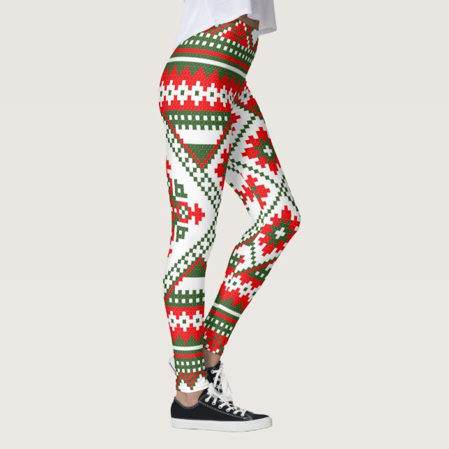 Legging Pregos de Natal feios (Direita)