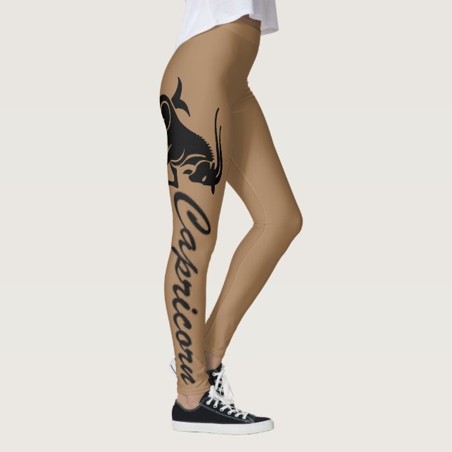 LEGGING PREGOS GRÁFICOS PRETOS E CAPRINOS MARCADOS (Direita)