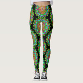Legging Preparado para exercícios! Mandala Design