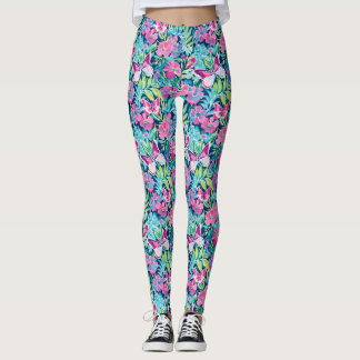Legging Preppy Palm Beach Butterflies