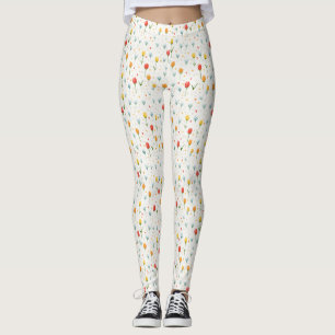 Legging Presente de aniversário A Terra Ri Em Flores