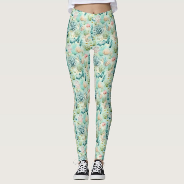 Legging Presente de Aniversário | Água Salgada Cura Tudo (Frente)