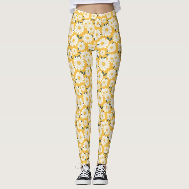 Legging Presente de Aniversário | Margarida Branca Seamles (Frente)