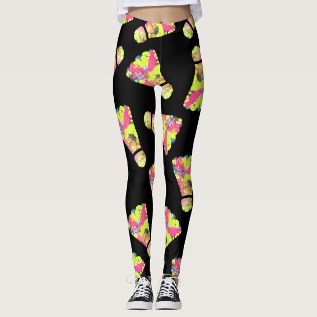 Legging Presente de Badminton Shuttlecock Art (Frente)