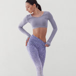 Legging Presente de brilho roxo moderno<br><div class="desc">Presente de brilho roxo moderno</div>