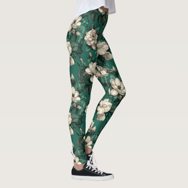 Legging Presente de Cardio Jardim de Gardenias  (Direita)