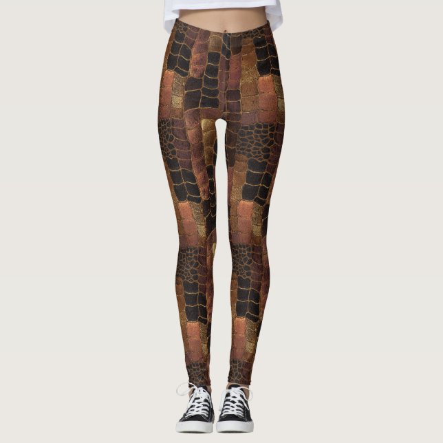 Legging Presente de Mãe Jardim Motivo Exótico Roupa de Aca (Frente)