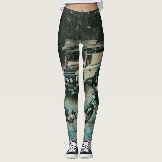 Legging Presente de motocicleta retrorreflector (Frente)