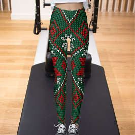 Legging Presente de Natal Feminino Ultra Macio com Padrão