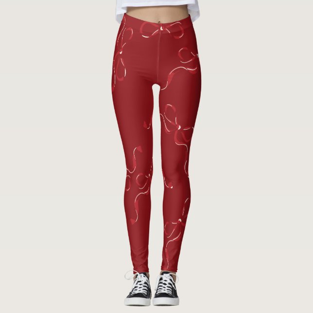 Legging Presente dia de os namorados de Arcos Vermelhos Mo (Frente)