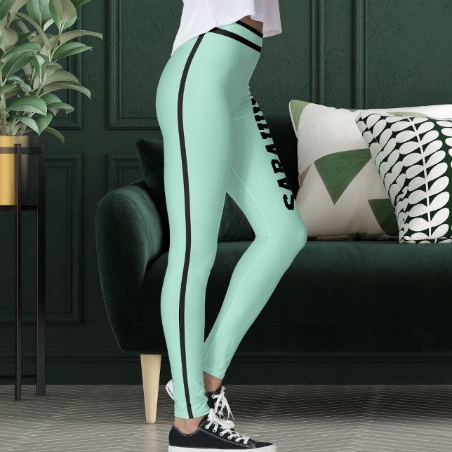 Legging Presente Divertido de Nome Personalizado Listras P (Criador carregado)