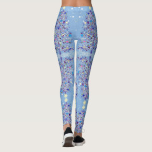 Legging Presente nas pernas da árvore de Natal