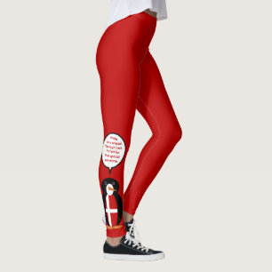 Legging Presente Personalizado Bandeira Dinamarquesa Pingu