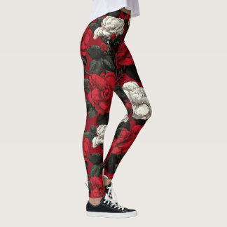 Legging Presentes Acento de Gardenias de Vestuário Ativo V