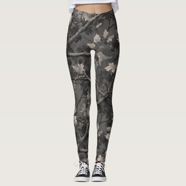 Legging Presentes Coloridos de Camuflagem de Natal Roupas  (Frente)