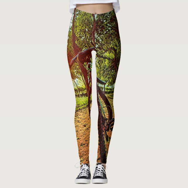 Legging presentes de bicicleta de montanha (Frente)
