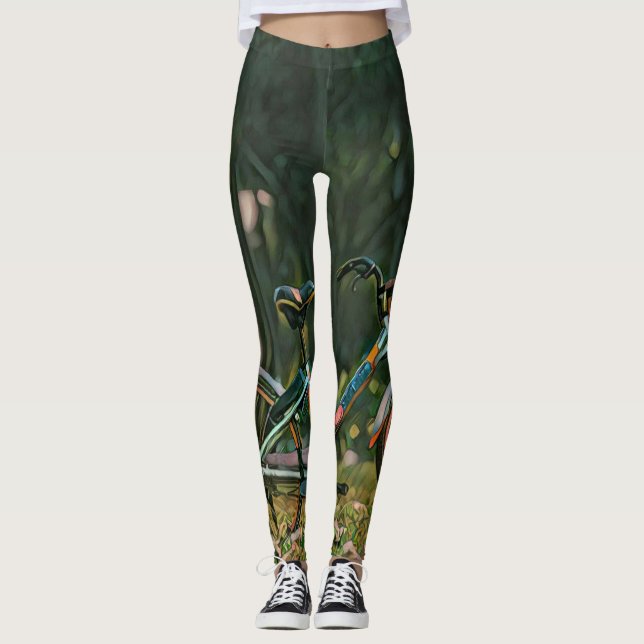 Legging presentes de ciclismo de vintage (Frente)