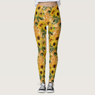 Legging Presentes de girassol Faça Como Um Girassol