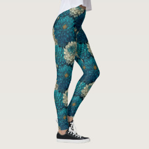Legging Presentes de mulheres estéticas de dálias - Academ