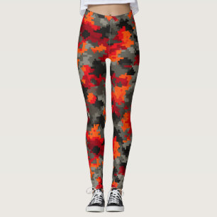 Legging Presentes de Natal Camuflagem para Mãe Roupas de D