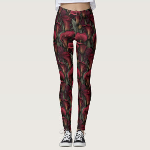 Legging Presentes de Pétalas de Copo-de-Leite para Esposa 