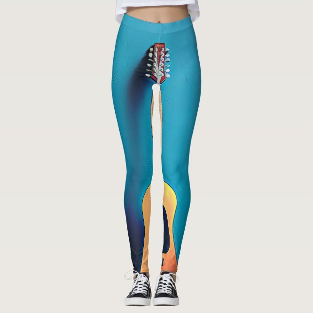 Legging Presentes guitarristas (Frente)