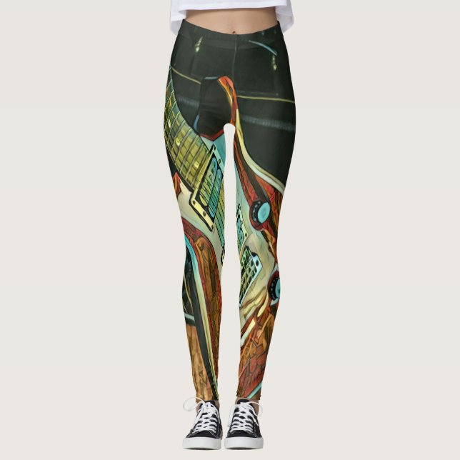 Legging Presentes para guitarrista (Frente)