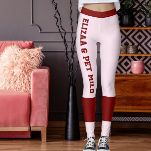 Legging Presentes Personalizados do Dia dos Namorados Rosa