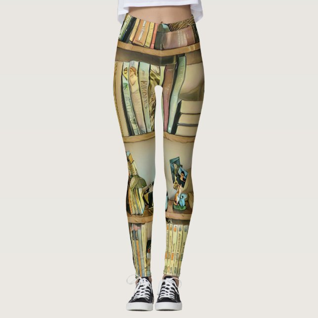 Legging Presentes únicos para amantes de livros (Frente)
