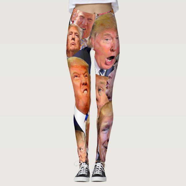 Legging Presidente do emoji de América (Frente)