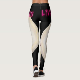Legging Preto bonito das caneleiras do envoltório do cobr
