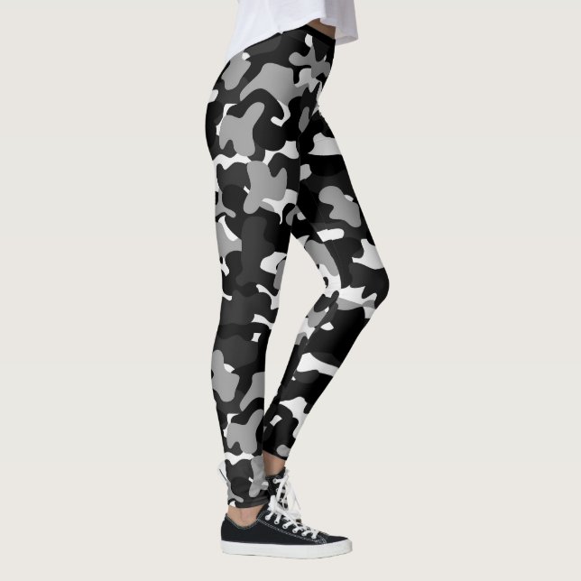 Legging preto camuflado (Direita)