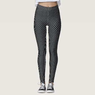Legging Preto com pontos brancos