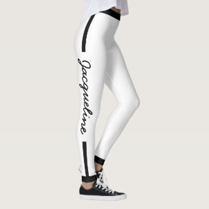 Legging Preto e Branco