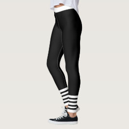Legging Preto e Branco