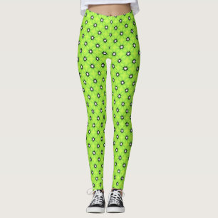 Legging Preto e estrelas brancas