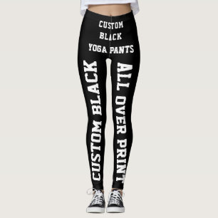 Legging PRETO feito sob encomenda POR TODO O LADO em