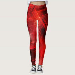 Legging Preto Vermelho colagens modernas estilosas descola